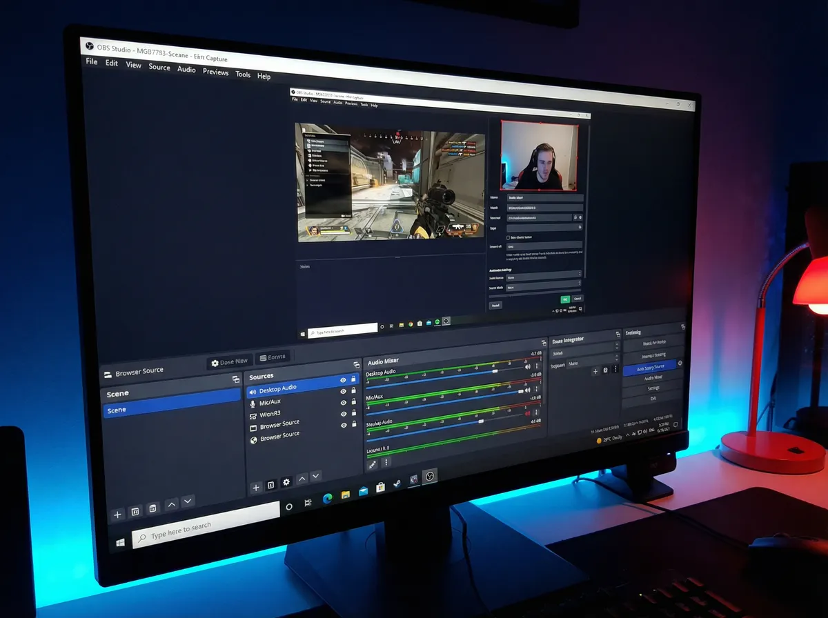 吃瓜视频画面合成 - 51短视频 OBS 多源配置